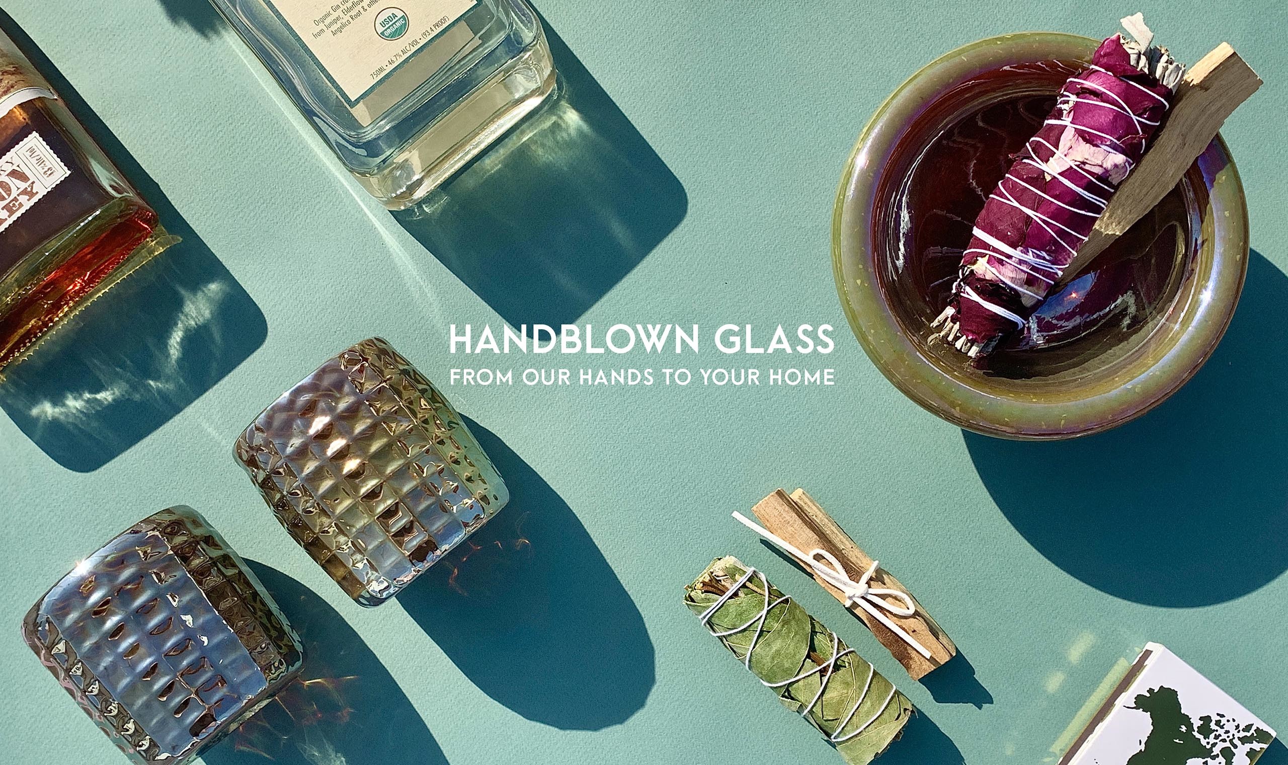 Handblown glass - from our hands to your home.